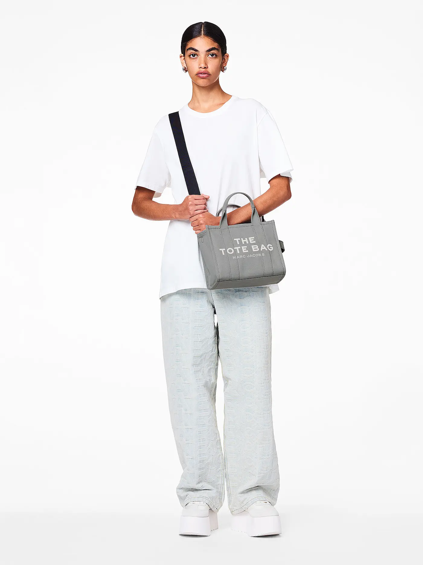 MARC JACOBS | Tasche - Tote Bag THE SMALL TOTE | grau
